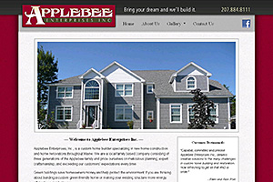 Applebee Enterprises Website Thumbnail